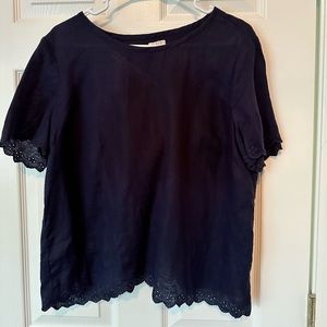 Linen J.Crew Blouse
